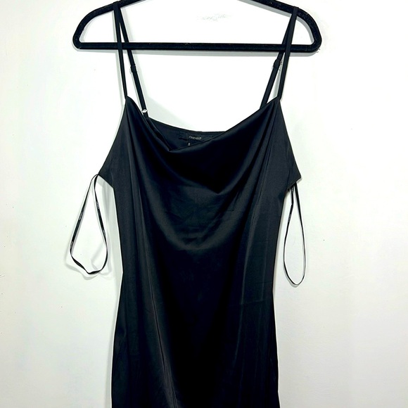 FOREVER 21 WOMEN WOVEN DRESS-CA BLACK SIZE L - Picture 6 of 10